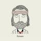 Illustration for article titled Illustrations of characters from Wes Anderson movies